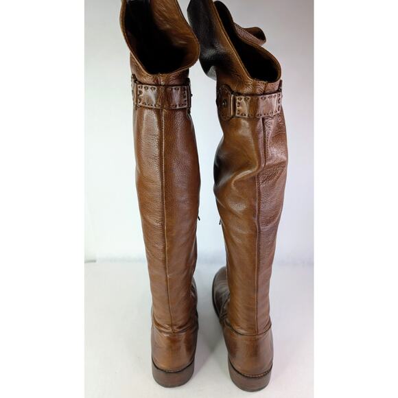 Frye Women Brown Leather OTK Over The Knee Shirley 77739 Boots Size 9.5 EUC - Picture 7 of 16